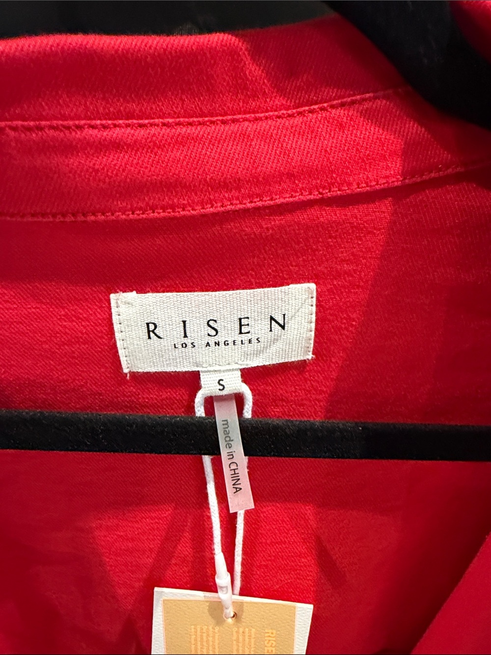 Red risen shacket/jacket  NWT - Picture 5 of 6